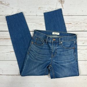 COPY - Madewell 9” High-rise Raw Hem Skinny Jeans, Sz 26